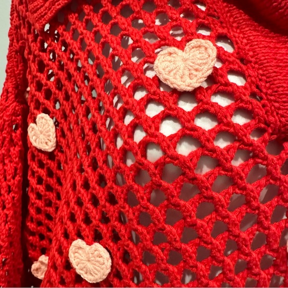 FARM Rio Red Heart Sweater - Picture 8 of 12